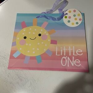 Colorful Gift Bag with Sun Design